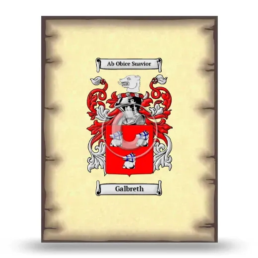 Galbreth Coat of Arms Print