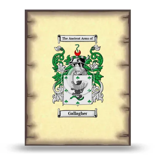 Gallagher Coat of Arms Print
