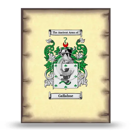 Gallahue Coat of Arms Print