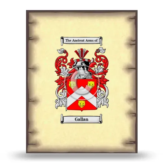 Gallan Coat of Arms Print