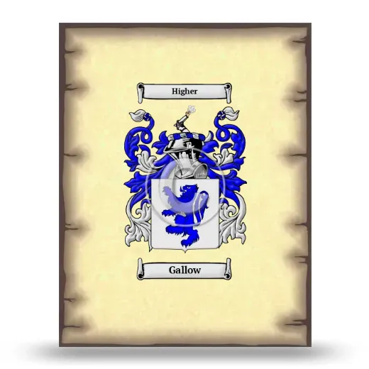 Gallow Coat of Arms Print