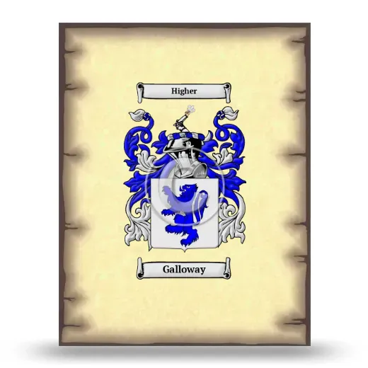 Galloway Coat of Arms Print