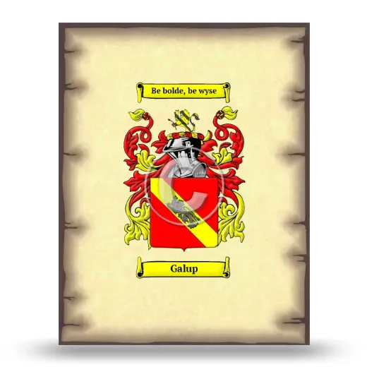 Galup Coat of Arms Print
