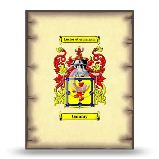 Gammy Coat of Arms Print