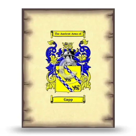 Gapp Coat of Arms Print
