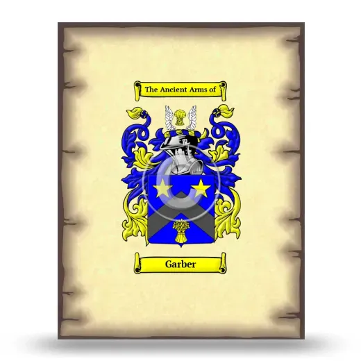 Garber Coat of Arms Print