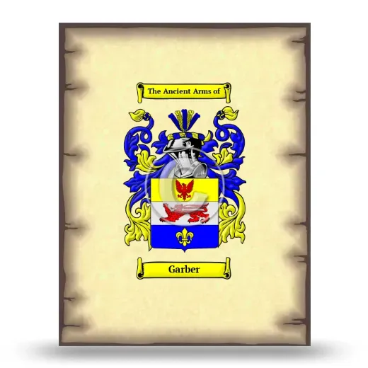 Garber Coat of Arms Print