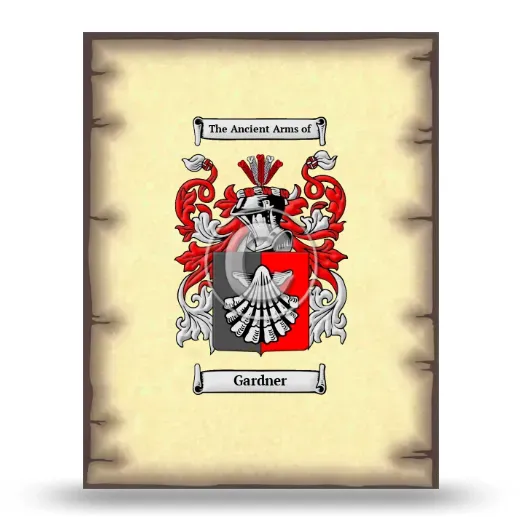 Gardner Coat of Arms Print