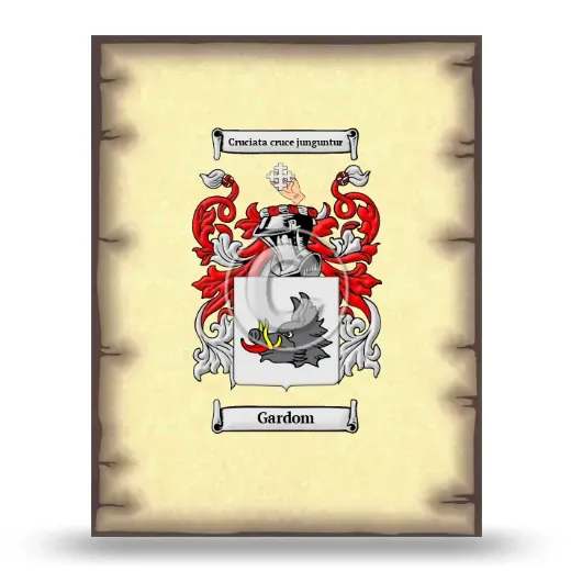 Gardom Coat of Arms Print