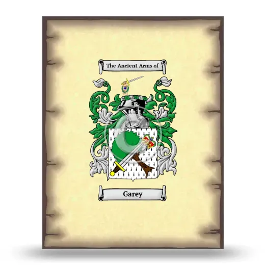 Garey Coat of Arms Print