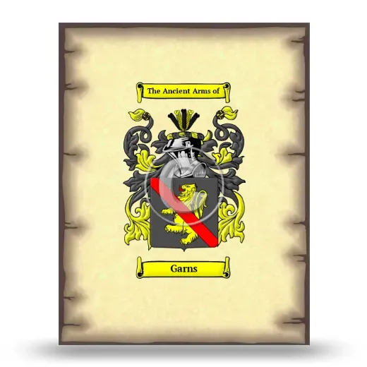 Garns Coat of Arms Print