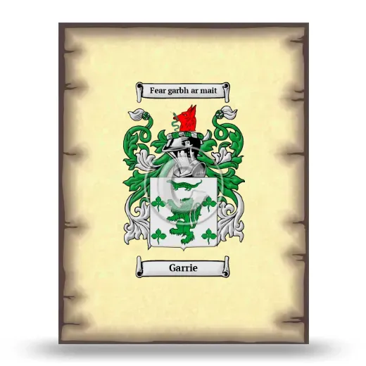 Garrie Coat of Arms Print