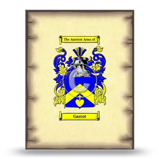 Garrot Coat of Arms Print