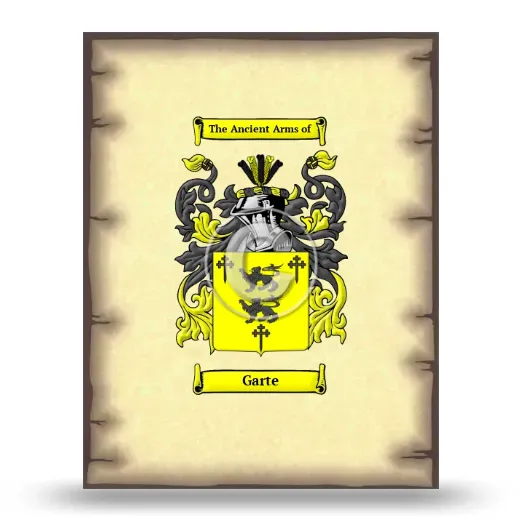 Garte Coat of Arms Print