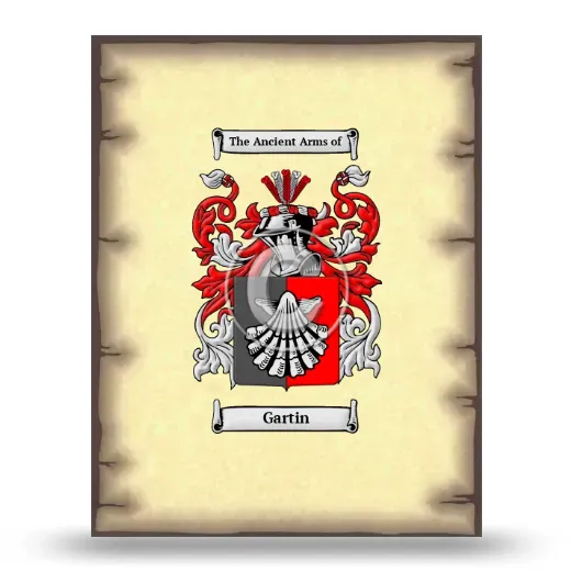 Gartin Coat of Arms Print