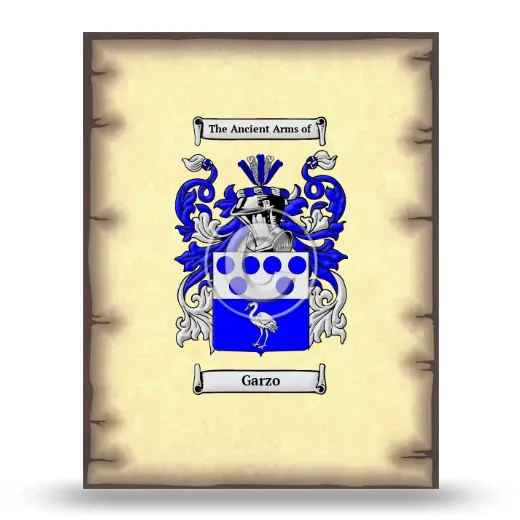 Garzo Coat of Arms Print