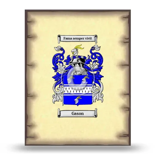 Gason Coat of Arms Print