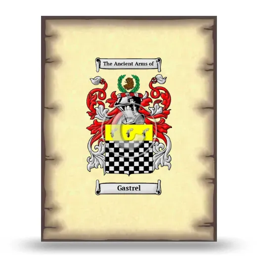 Gastrel Coat of Arms Print