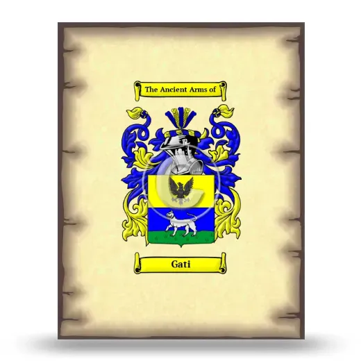 Gati Coat of Arms Print