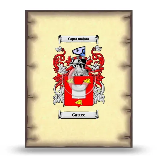 Gattee Coat of Arms Print
