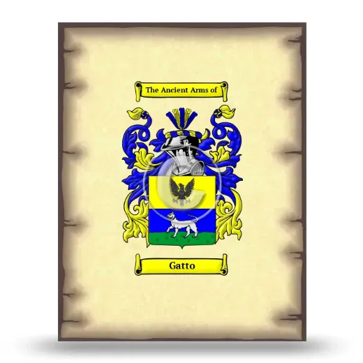 Gatto Coat of Arms Print