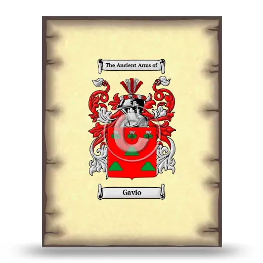 Gavio Coat of Arms Print