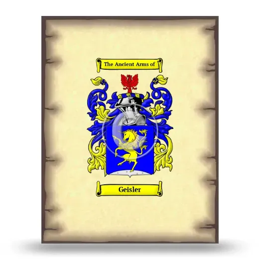 Geisler Coat of Arms Print