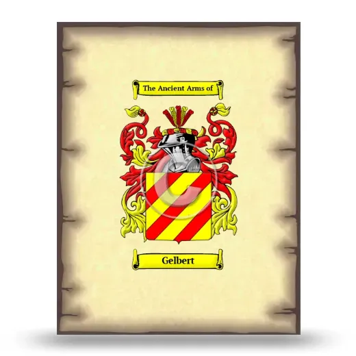 Gelbert Coat of Arms Print