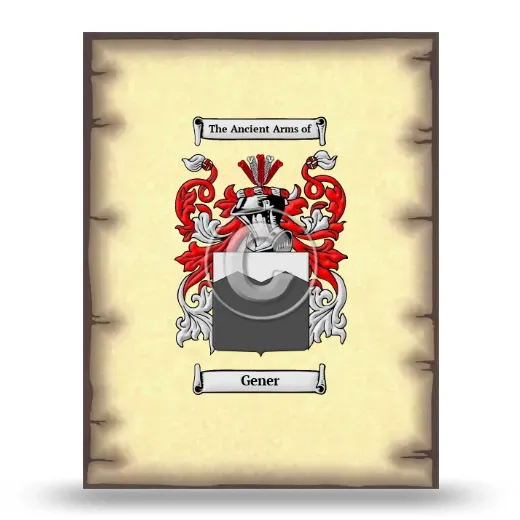 Gener Coat of Arms Print