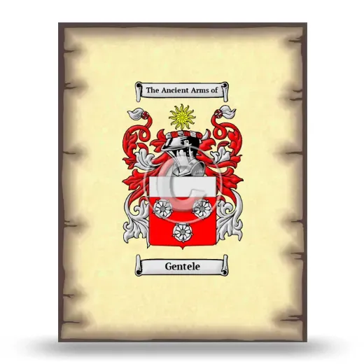 Gentele Coat of Arms Print