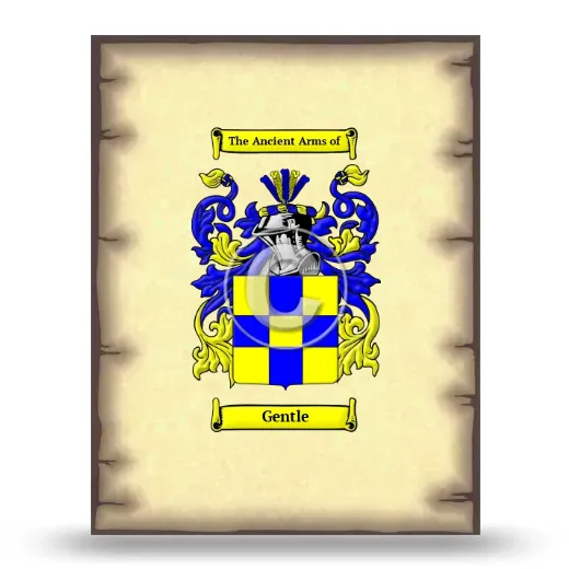 Gentle Coat of Arms Print