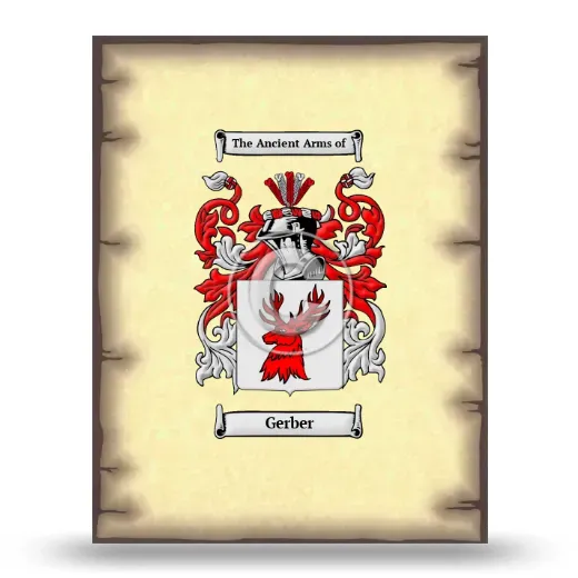 Gerber Coat of Arms Print