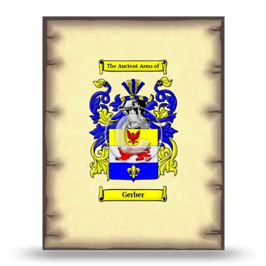 Gerber Coat of Arms Print
