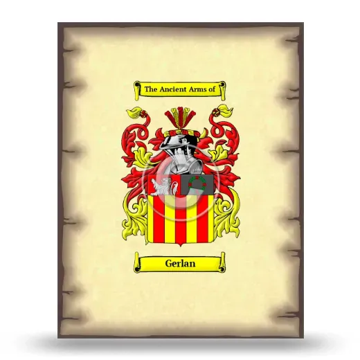 Gerlan Coat of Arms Print