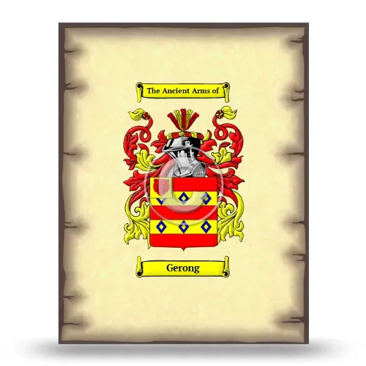 Gerong Coat of Arms Print