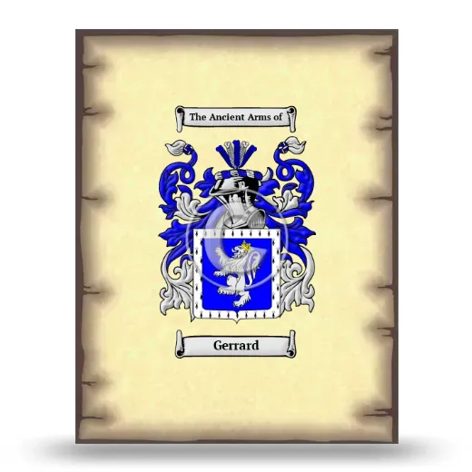 Gerrard Coat of Arms Print