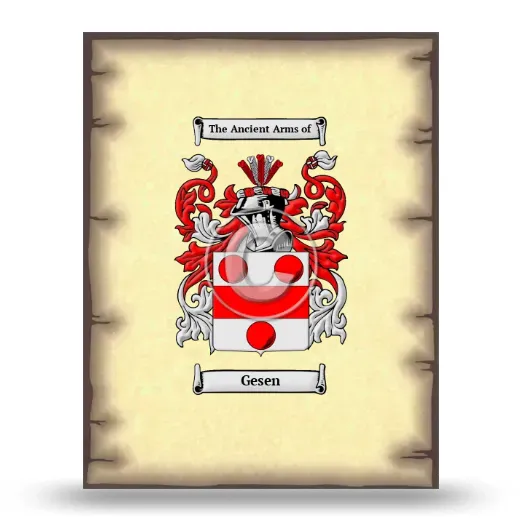 Gesen Coat of Arms Print