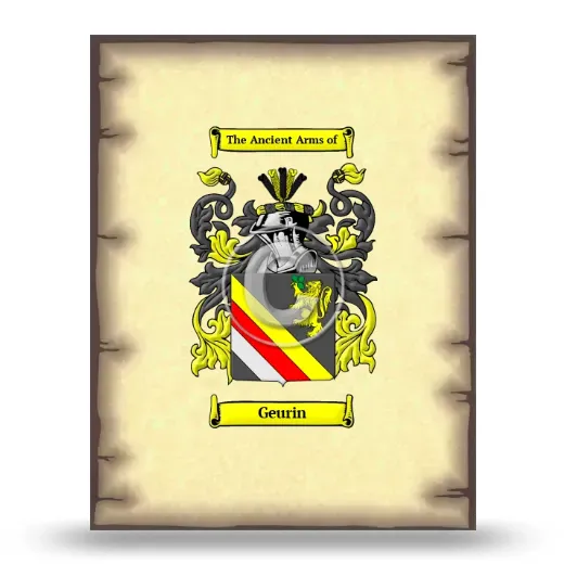 Geurin Coat of Arms Print