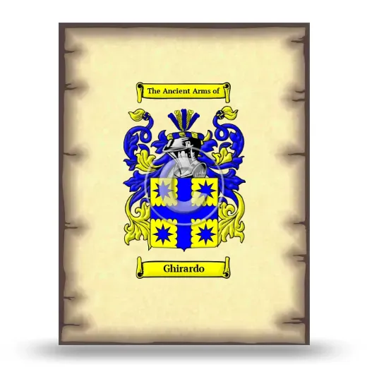 Ghirardo Coat of Arms Print