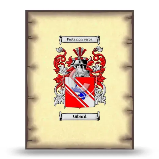 Gibard Coat of Arms Print
