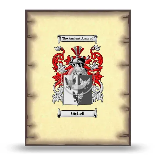 Gichell Coat of Arms Print