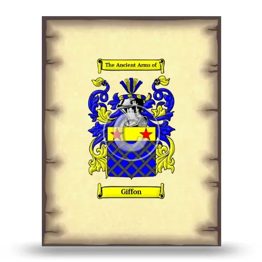 Giffon Coat of Arms Print