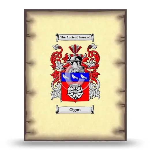 Gigon Coat of Arms Print