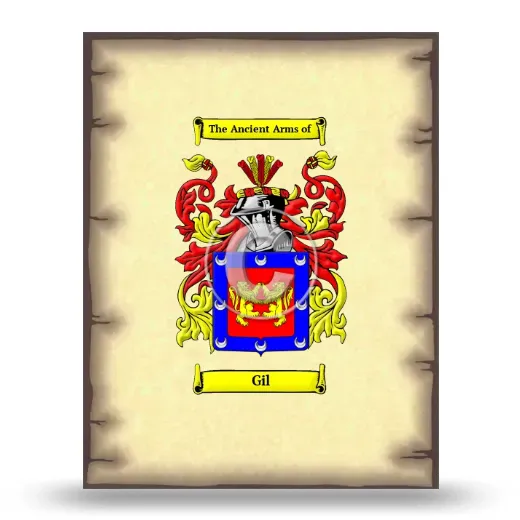 Gil Coat of Arms Print