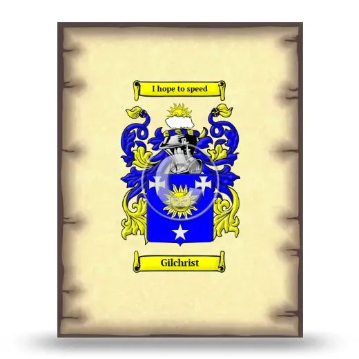 Gilchrist Coat of Arms Print