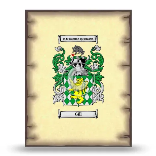 Gill Coat of Arms Print
