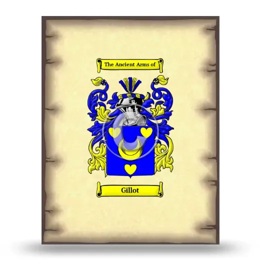 Gillot Coat of Arms Print