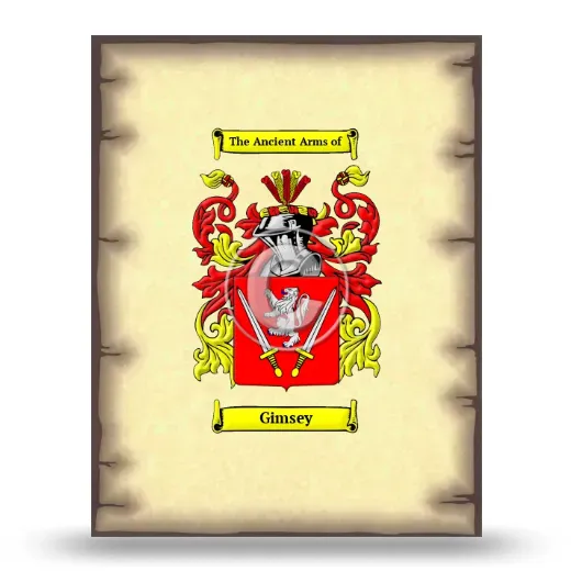 Gimsey Coat of Arms Print