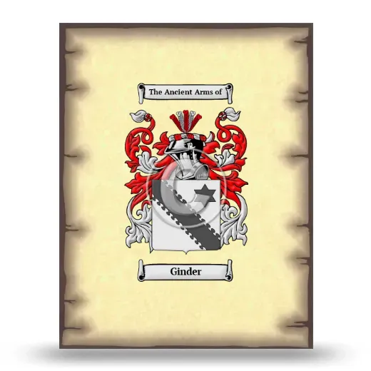 Ginder Coat of Arms Print