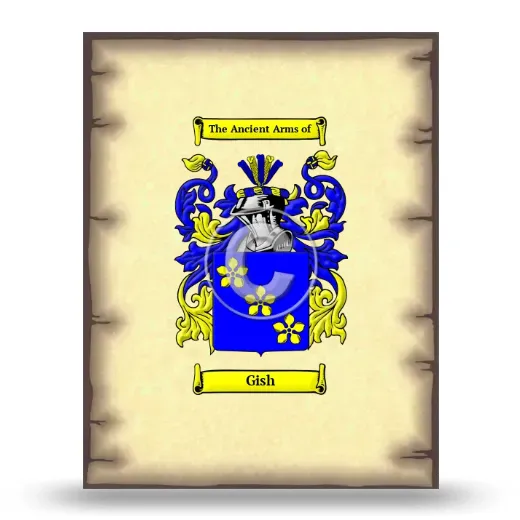 Gish Coat of Arms Print